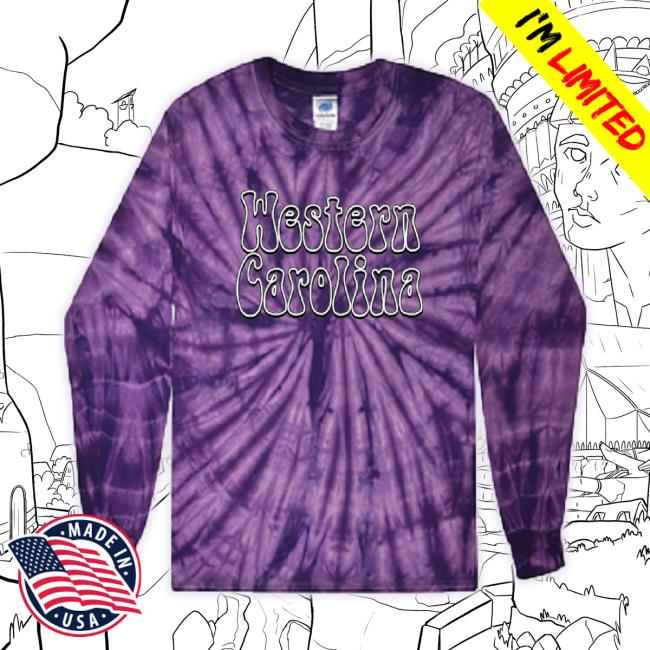 Official Wcu Merch Store Shirt (Purple Tie-Dye, Western Carolina, Trt) Wcu Shop