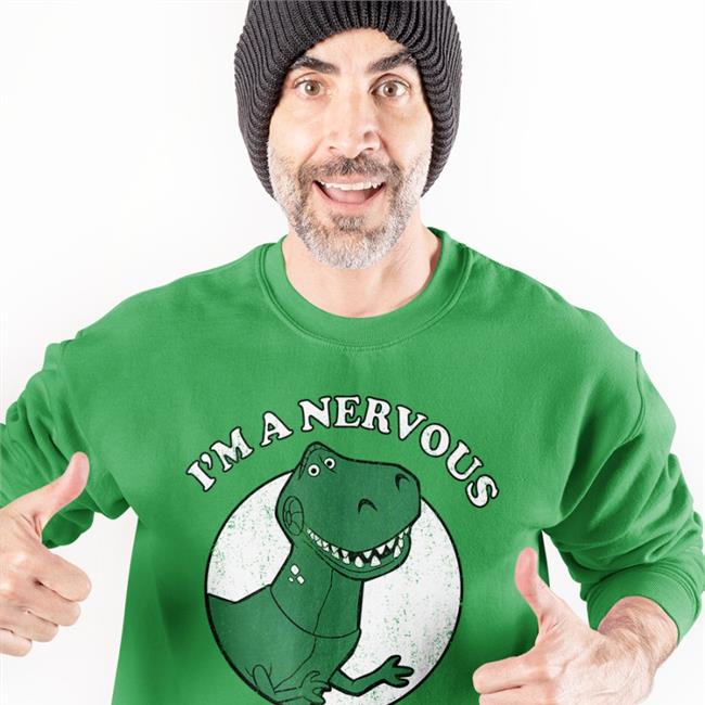 Pixar Toy Story Rex Nervous Shirt Pixar Toy Story I'm A Nervous Rex Shirt Ms Puncher