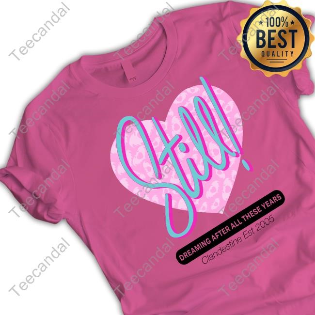 Pete Wentz Wearing Still Dreaming After All These Years Clandestine Est 2005 Shirts Half__engraved Still Dreaming After All These Years Clandestine Est 2005 T Shirt