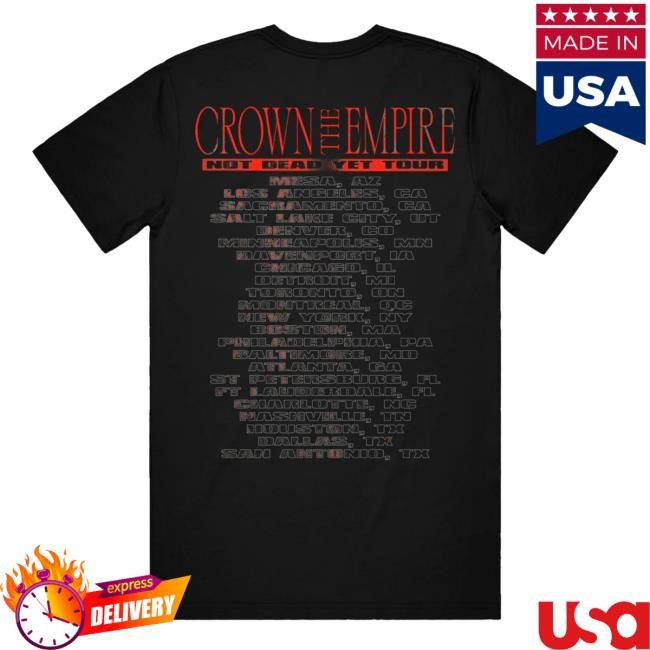 Crown The Empire Demon Not Dead Yet Tour (2024) T-Shirt,Hoodie,Sweatshirt