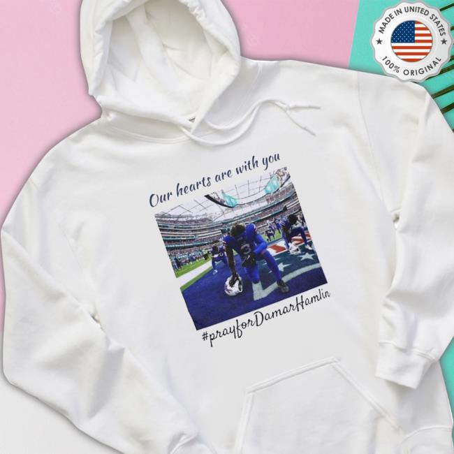 Pray For Damar Hamlin Our Hearts Are With You Crewneck Sweatshirt