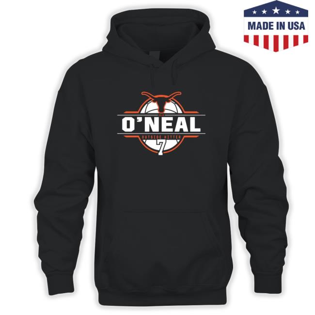 Colosseum Texas Longhorns Burnt Orange Asjia O’Neal Hooded Sweatshirt
