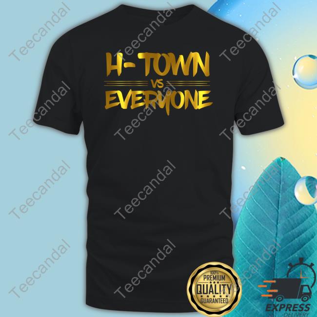 H-Town Vs Everyone Gold T Shirt