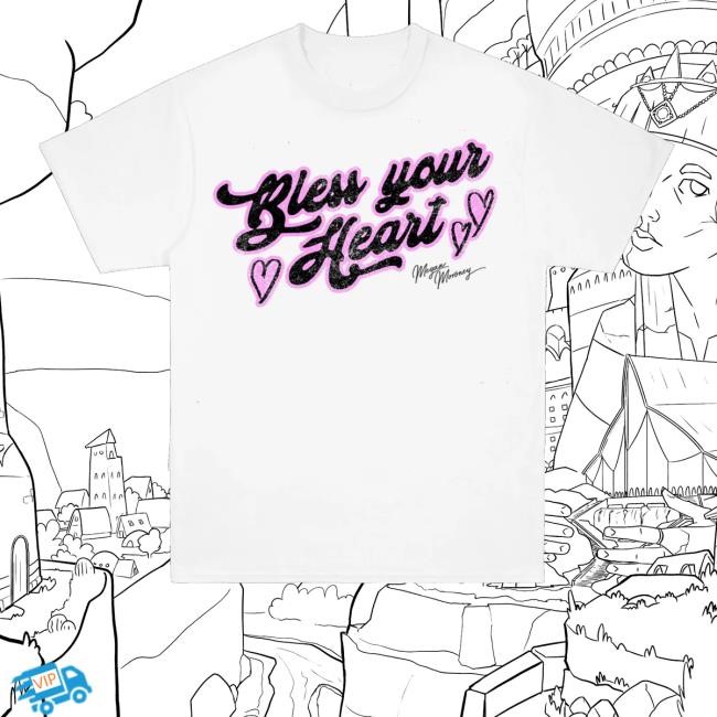 Megan Moroney Shop Bless Your Heart Hoodie Sweatshirt