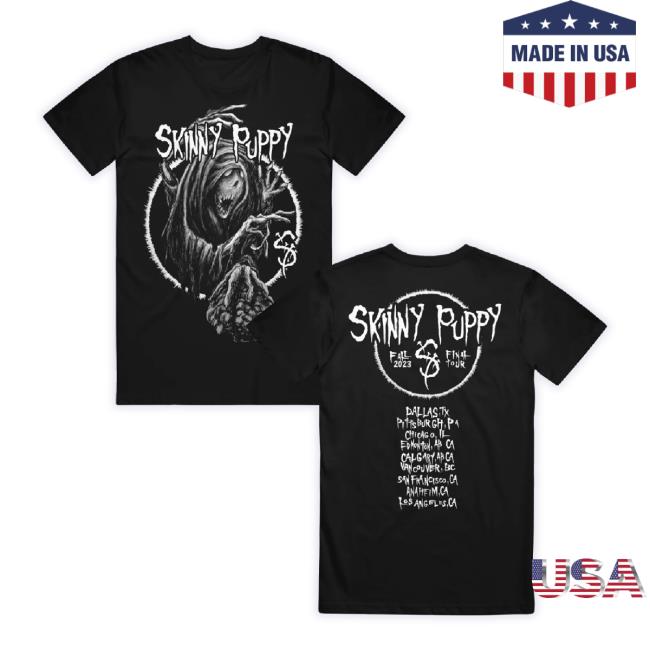 Official Skinny Puppy Merch Store Watcher Tour Black TankTop Skinny Puppy Shop