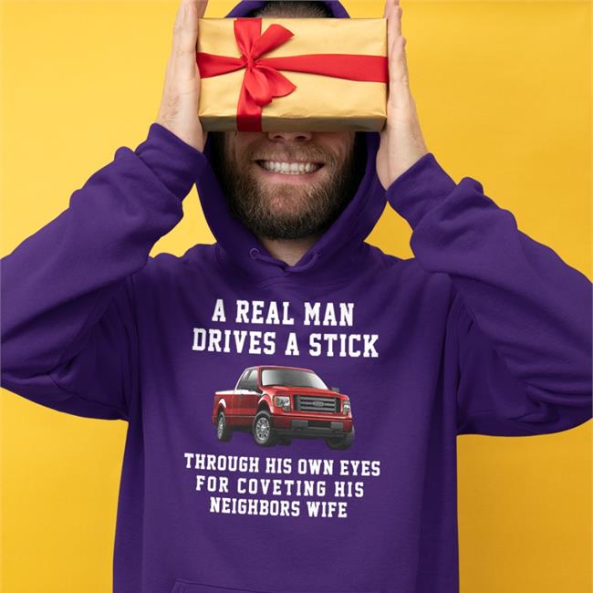 A Real Man Drives A Stick Tee Shirt