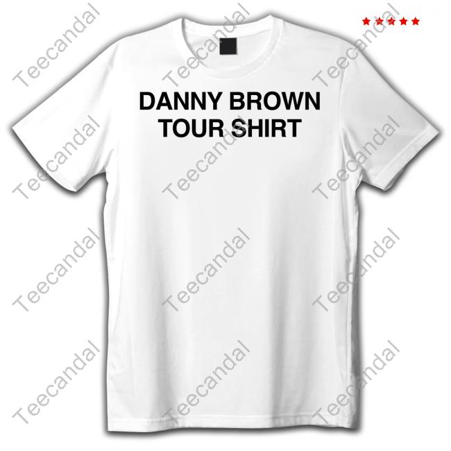 Danny Brown Tour Hoodied Sweatshirt Xdannyxbrownx