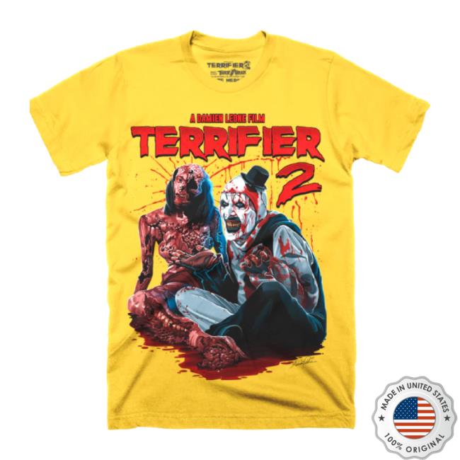 Original Terrifier 2 Bedtime Story Gold Unisex Sweatshirt Terror Threads Shop