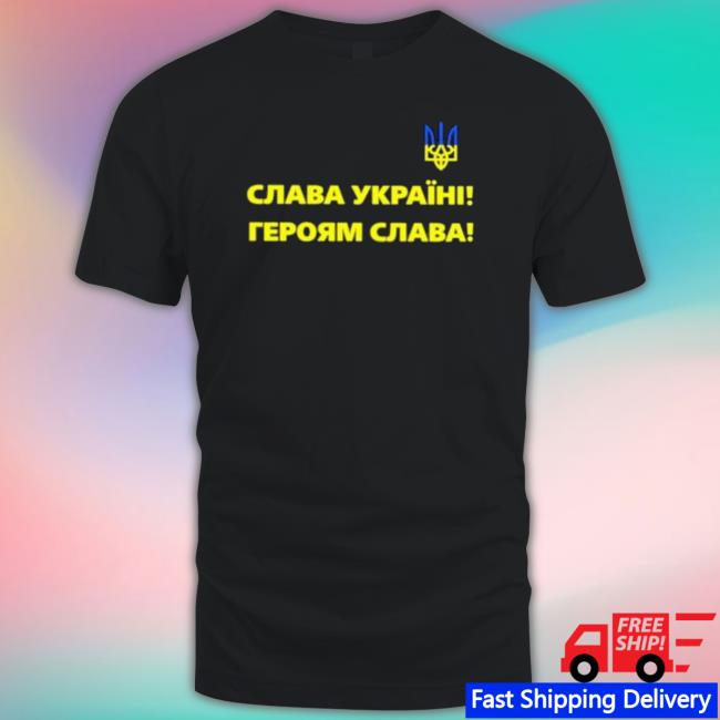 Official Glory To Ukraine Glory To Heroes T-shirt