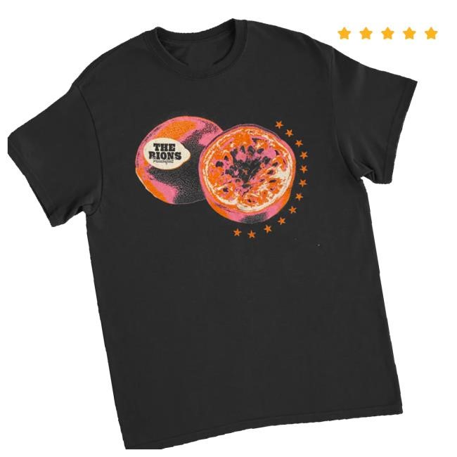 24Hundred Merch Store The Rions Passionfruit T-Shirt Black Tee Shirt