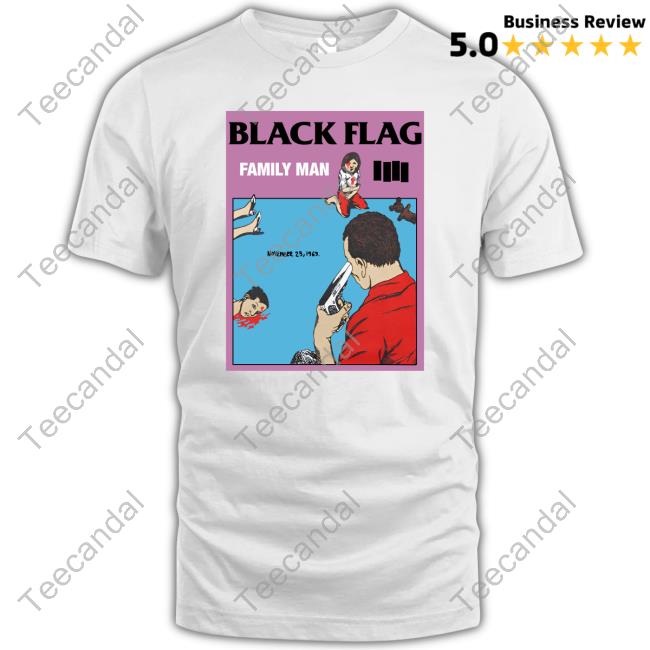 Lottareds Black Flag Family Man Shirt
