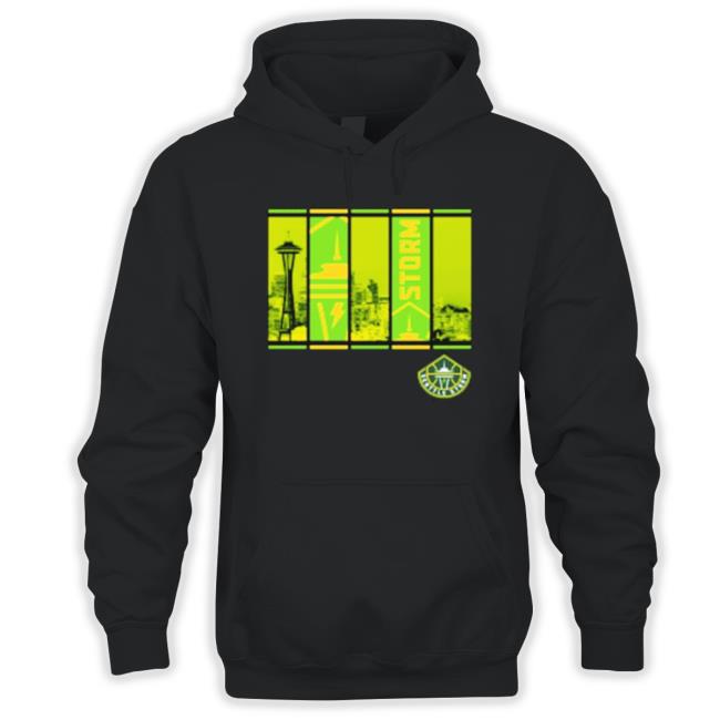 Seattle Storm Sea Skyline Hoodie