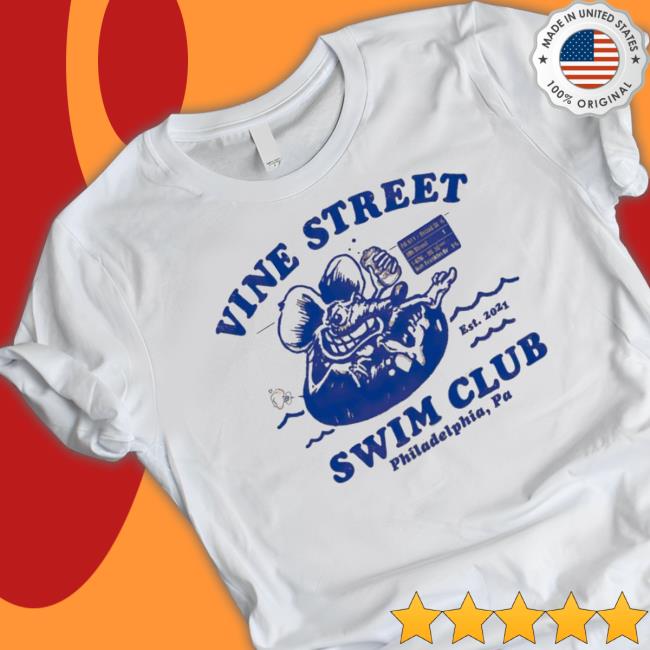 Vine Street Swim Club Philadelphia t- shirt
