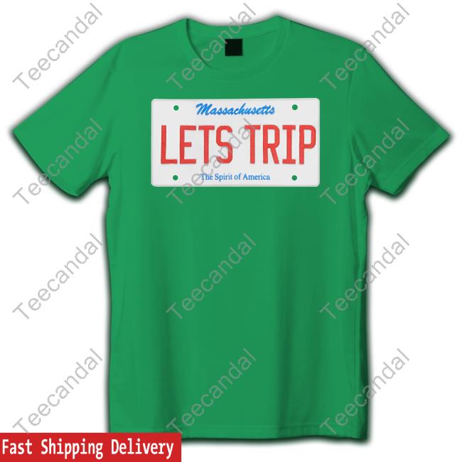 Let's Trip License Plate T Shirt
