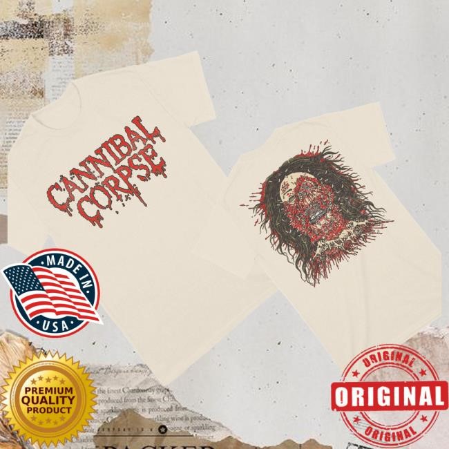 Official Cannibal Corpse Logo Face Rot Shirts