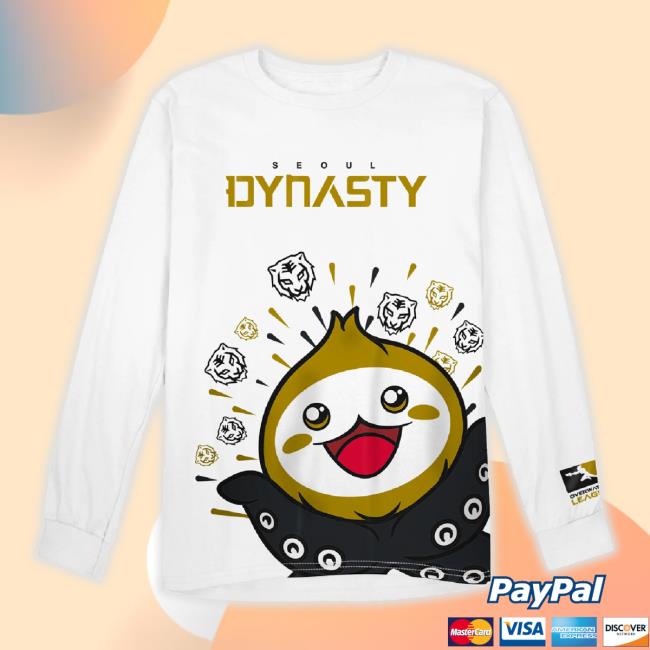 Seoul Dynasty White Pachimari Pride Long Sleeve Tee