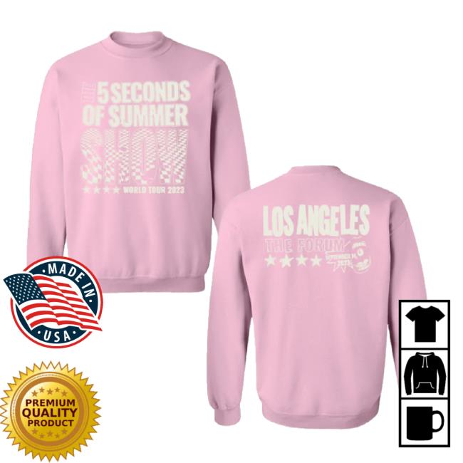 Official 5 Seconds Of Summer Tour Merch Store La Event Tee 5Sos Shop