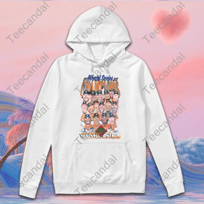 2022 World Series Houston Astros Slumpled Long Sleeve Tee World Series Grillz