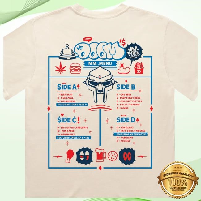 Rhymesayers Store Mf Doom Doom's Diner Hooded Sweatshirt