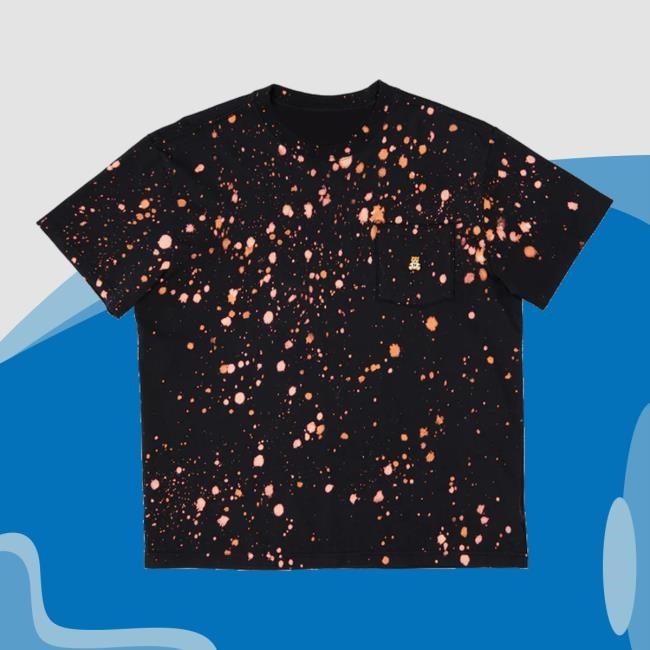 Teddy Freshstore Splatter Dye Pocket Tee Shirts