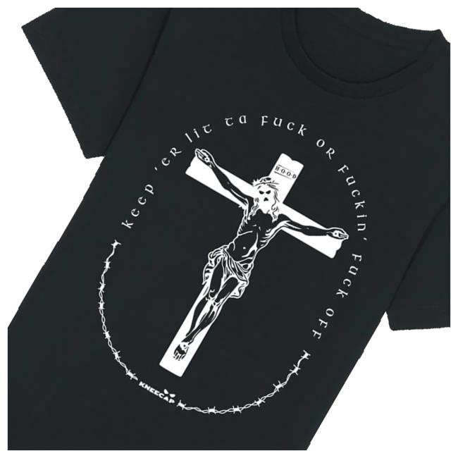 Kneecap Merch Store Keep Er Lit Crewneck Sweatshirt