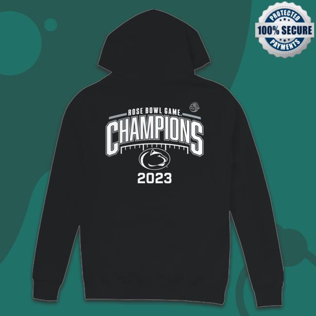 Men's Fanatics Branded Navy Penn State Nittany Lions 2023 Rose Bowl Champions Sweatshirt Men's Fanatics Branded Navy Penn State Nittany Lions 2023 Rose Bowl Champions Long Sleeve Shirt