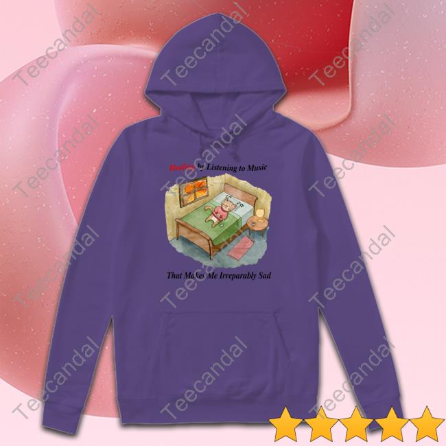 Healing By Listening To Music That Makes Me Irreparably Sad Sweatshirt Jmcgg Healing By Listening To Music That Makes Me Irreparably Sad Sweatshirt