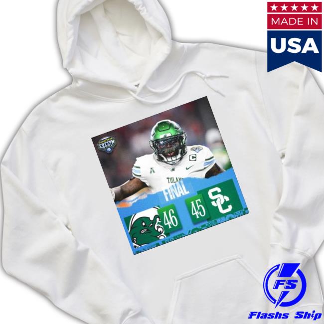 Tulane Green Wave 46 45 Usc Trojans 2023 Cotton Bowl Final Score T-Shirt Tulane Green Wave 46 45 Usc Trojans 2023 Cotton Bowl Final Score Shirt