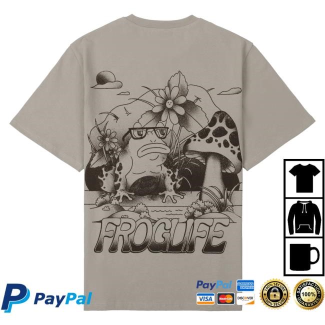 Official Fartbait.Com Merch Shop Frog Life New Shirt
