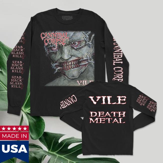 Trending Cannibal Corpse Merch Store Vile Death Metal Classic Shirt (Black) Cannibalcorpse Shop