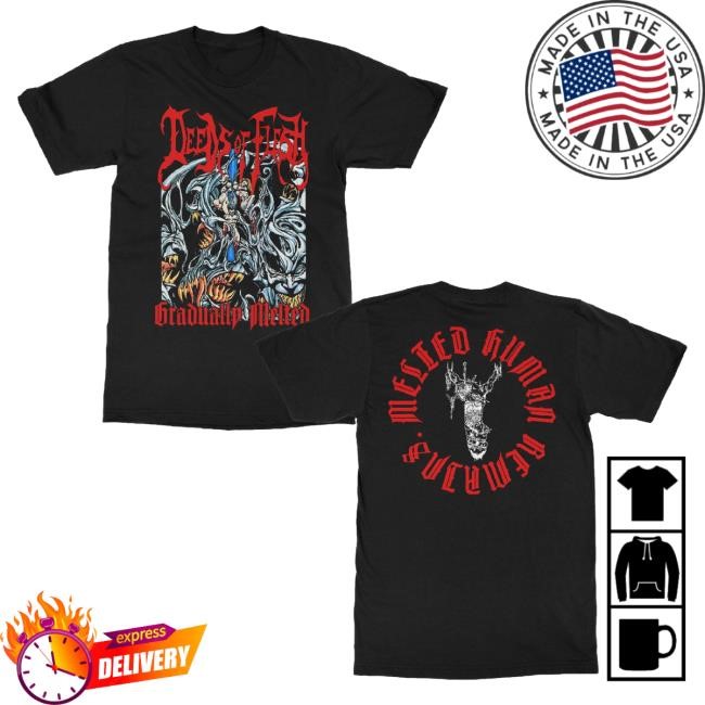 Official Indiemerchstore Merch Deeds Of Flesh Gradually Melted Longsleeve
