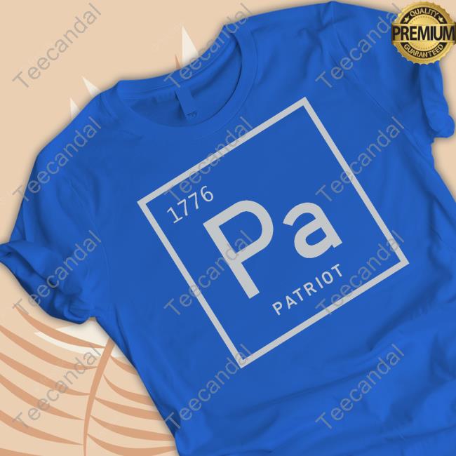 1776 Pa Patriot Periodic Table Hoodie Sweatshirt