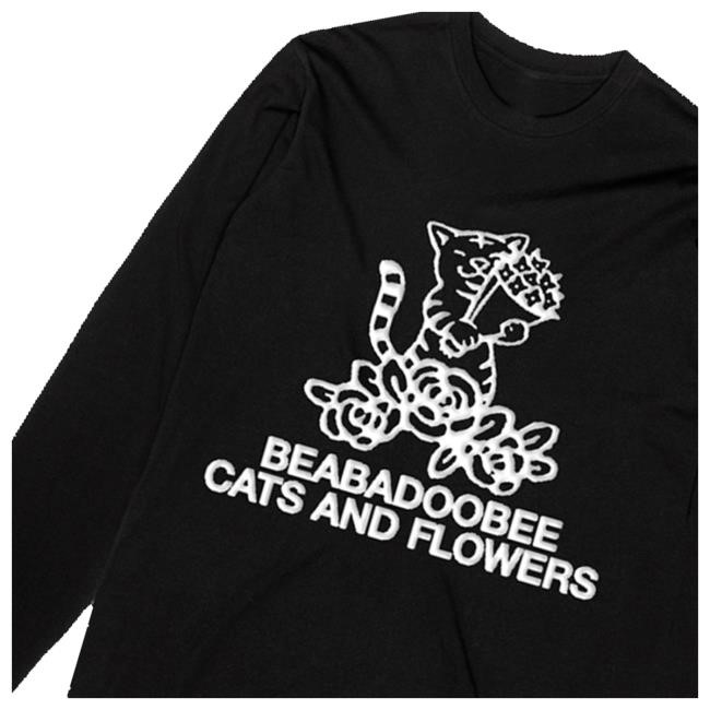 Dirtyhit Store Beabadoobee Cats And Flowers Youth T Shirt