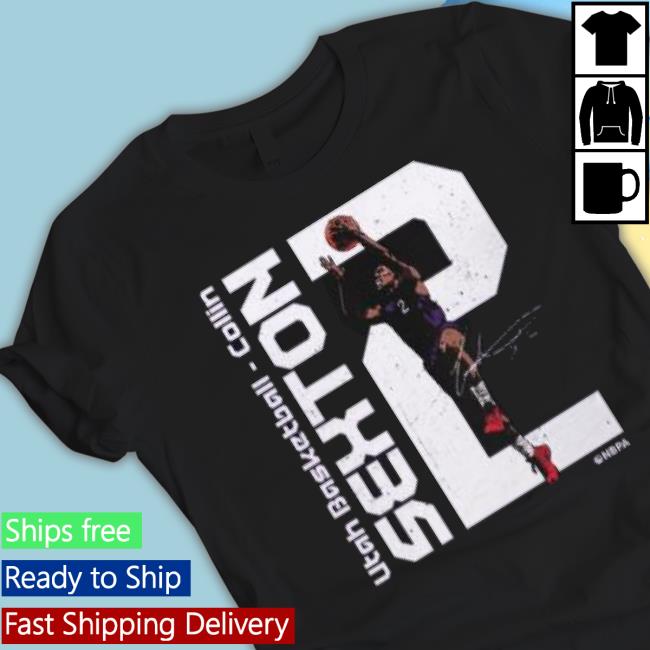 Collin Sexton Utah Jazz Vertical Signature Long Sleeve Shirt Collin Sexton Utah Jazz Vertical Signature Classic Shirt
