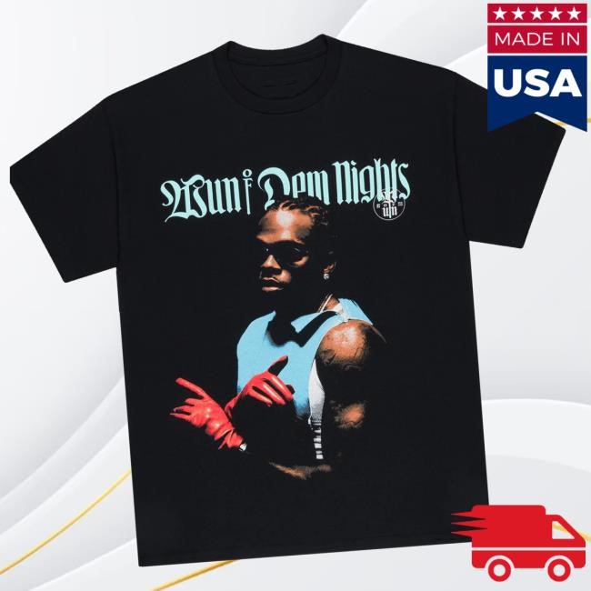 Official Gunna Wunna Merch Store Wun Of Dem Nights Funny Shirt
