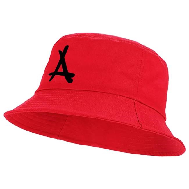 Official Tha Alumni Merch Logo Bucket Red bucket hat
