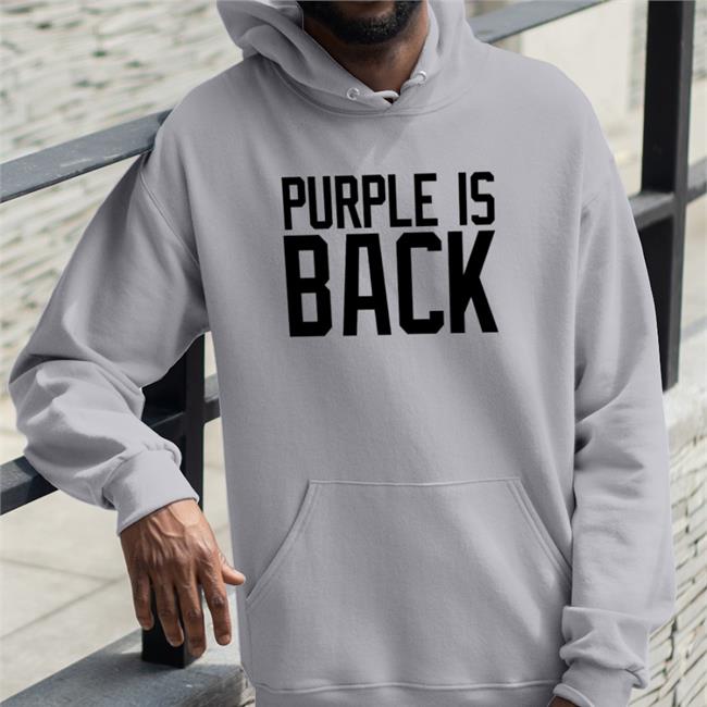 Purple Is Back Sweatshirt