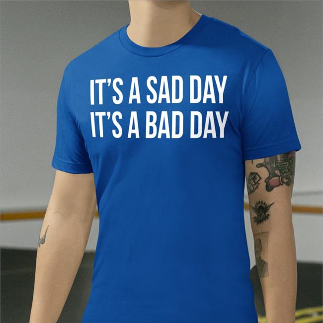 Barstool Sports Store Sad Day Bad Day Hoodie Black