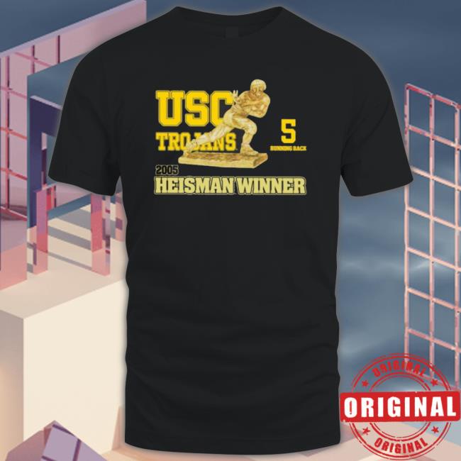 Usc Trojans 5 Running Back 2005 Heisman Winner Shirt