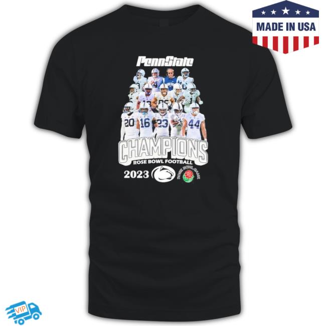 Penn State 2023 Rose Bowl Champions Football Shirt