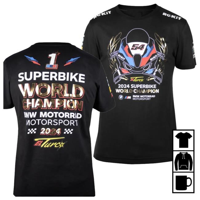 Official Worldsbk Store Merch Toprak World Champion 2024 Long Sleeve Shirt