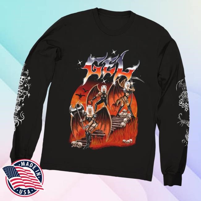Evil Greed Merch Store Gel 'Honed Blade' Tee Shirt Gel 'Honed Blade' Crewneck Sweatshirt Evil Greed Merch Store