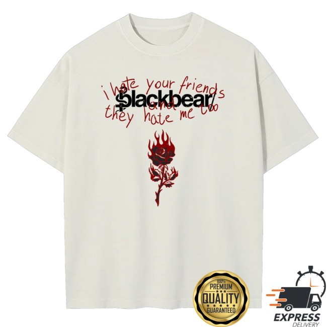 Official Blackbear Merch Store Burning Rose Shirt