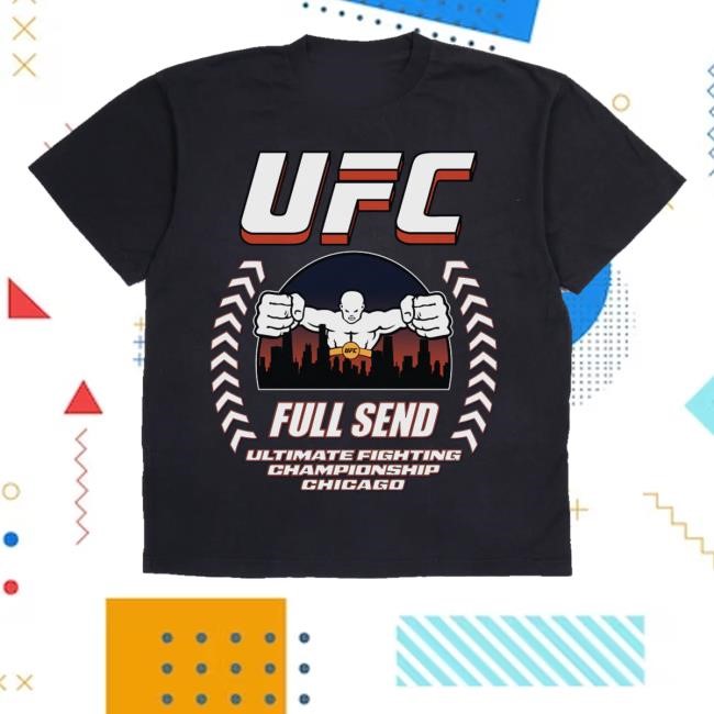 Ufc Chicago Cage Black Shirt