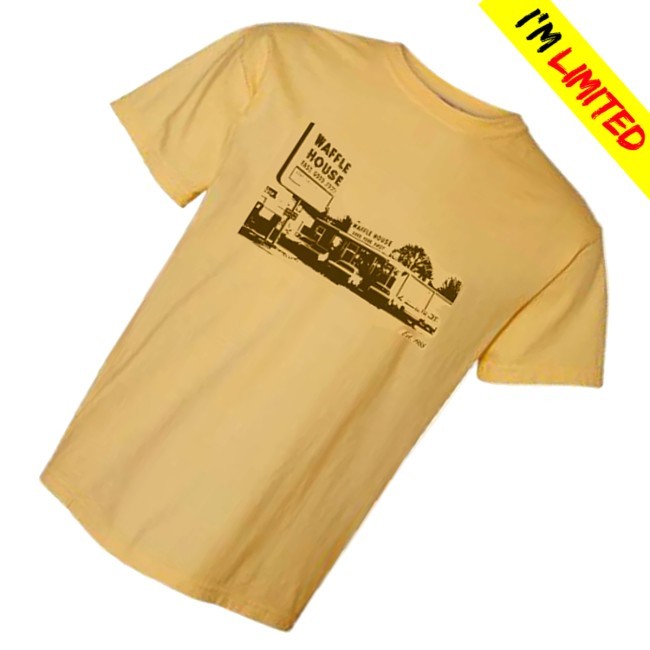 Trending Waffle House Store Merch Waffle House Under The Yellow Sign Tee Shirt