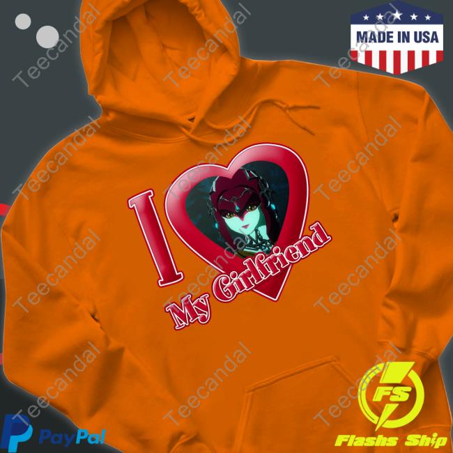 The Legend Of Zelda I Love My Girlfriend Mipha Long Sleeve Tee Shirt