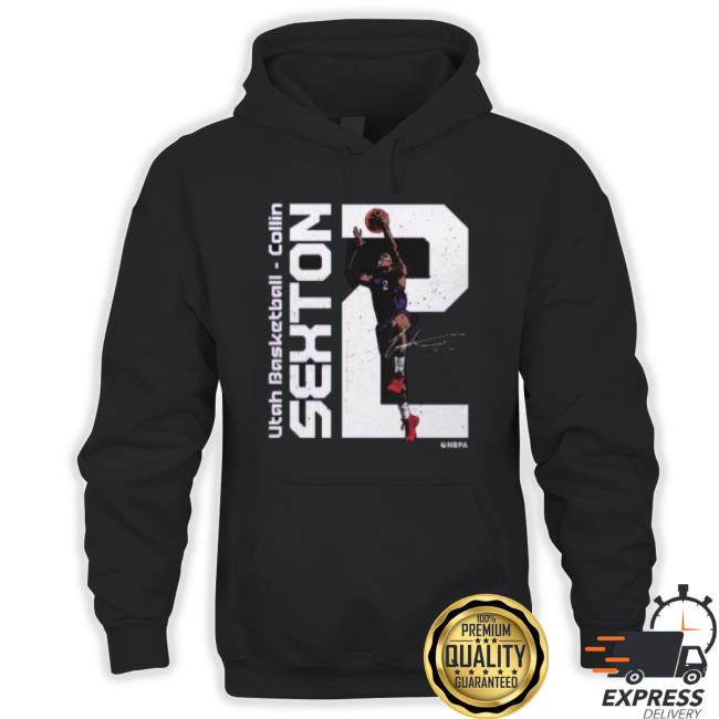 Collin Sexton Utah Jazz Vertical Signature Hoodie