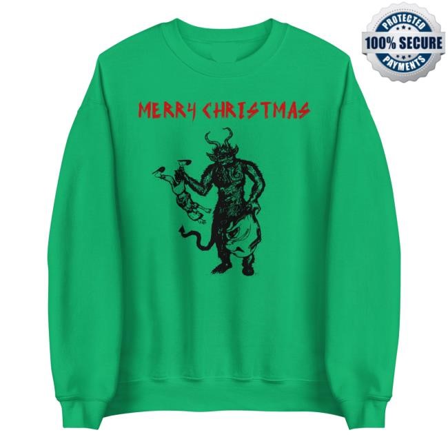 Merry Christmas (Krampus) Crewneck Sweatshirt