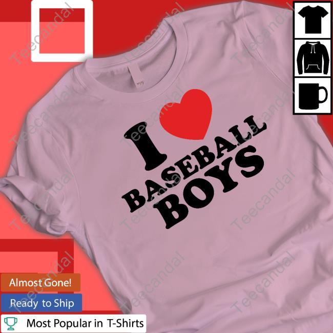 Gabb Goudy I Love Baseball Boys Shirt