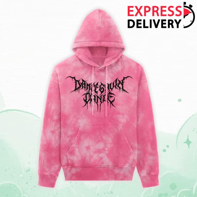 Trending Death Metal Pink Tie Dye - Pullover Hoodie Sweatshirt